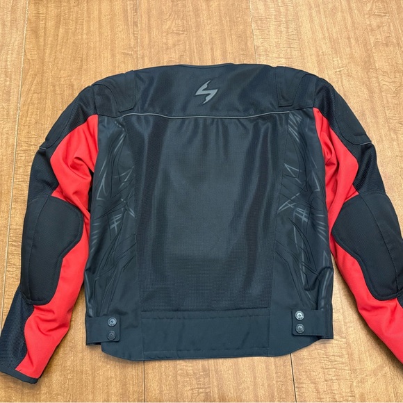 Scorpion Men's Exo Skeleton Black and Red Jacket - Picture 2 of 6